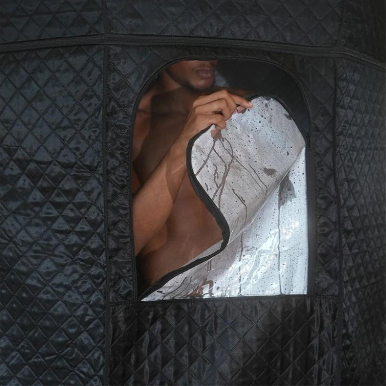 Vaporizador de sauna, Juego De Sauna Portátil Para Una Persona, Cuerpo Completo En Casa, Tienda Con Gorro Spa, Incluye Vaporizador 3L,para baño de spa