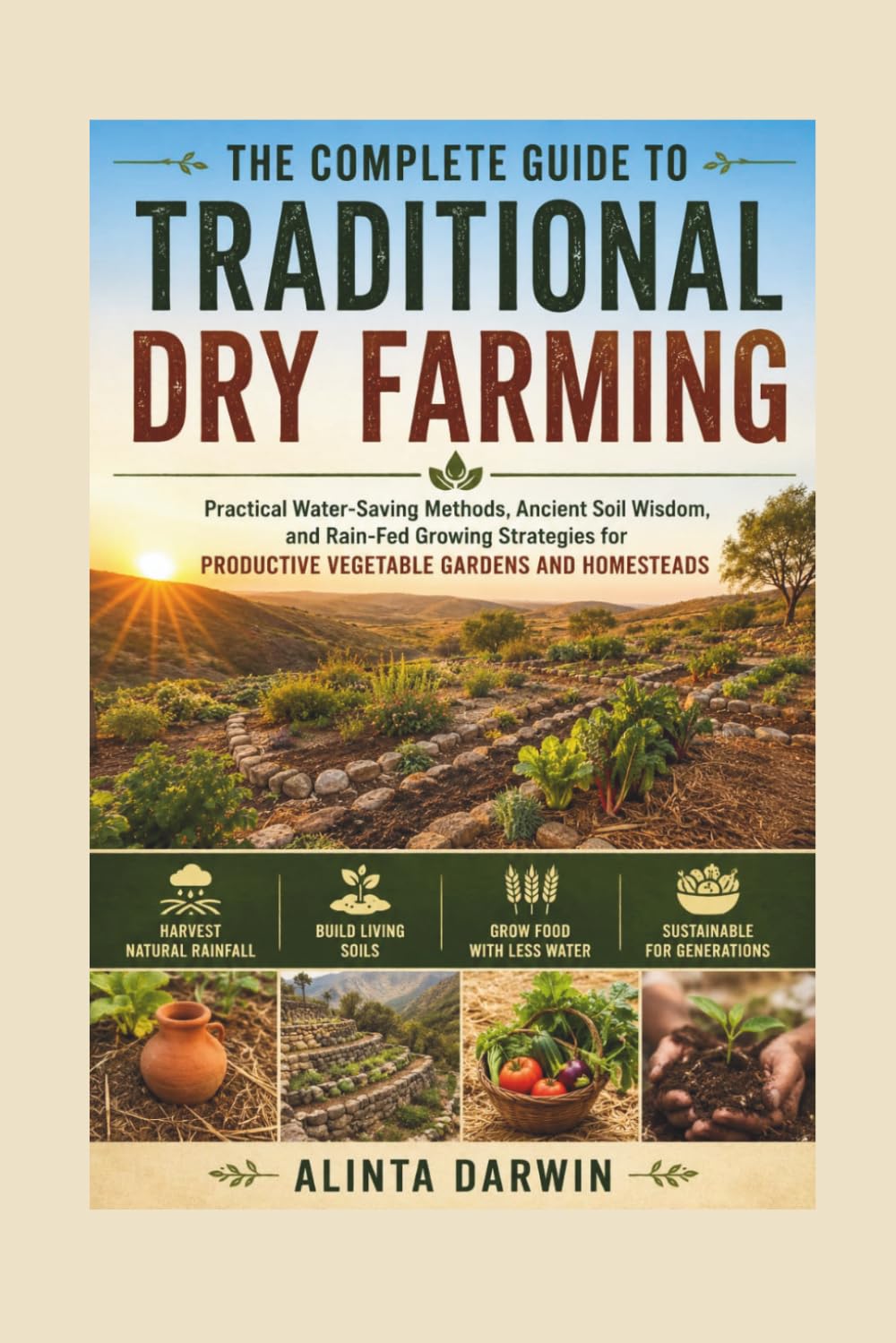 THE COMPLETE GUIDE TO TRADITIONAL DRY FARMING: Practical Water-Saving Methods, Ancient Soil Wisdom, and Rain-Fed Growing Strategies for PRODUCTIVE VEGETABLE GARDENS AND HOMESTEAD