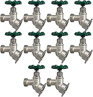 Vista 10 de XFITTING 1/2" hembra NPT x 3/4 GHT Sillcocks, GHT (manguera de jardín roscada) - latón 26-2-3 (1)