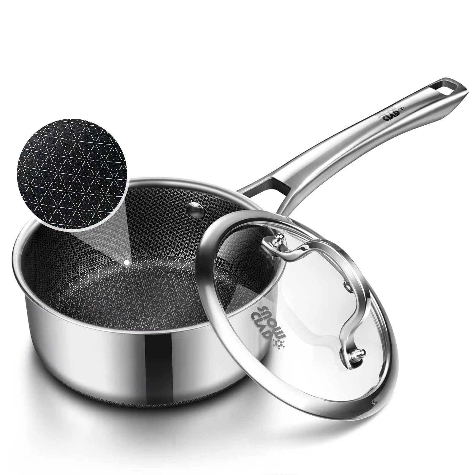 SNOWCLAD 1.5 Quart Saucepan
