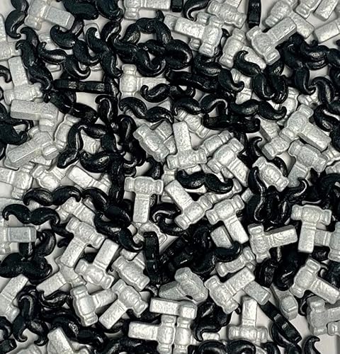 Miniatura 7 de COOL MOM SPRINKLES Gránulos de dinosaurio Jurassic (4 onzas)  Gránulos temáticos de cumpleaños para decorar pasteles, cupcakes, galletas y postres