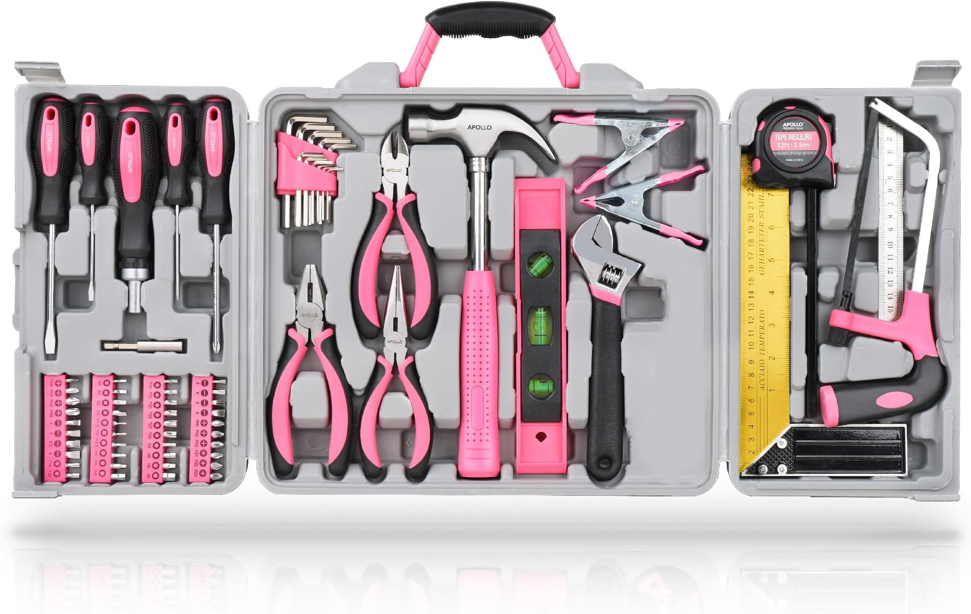– 71pc Home & Office DIY Tool Kit Set. Complete Household Tool Box with Essential Hand Tools Included for Basic General Repairs & Maintenance