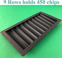 Vista 2 de Soporte para distribuidor de bandeja de fichas de póquer - Estante de fichas de distribuidor de mesa de póker de Blackjack Casino