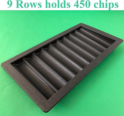 Miniatura 2 de Soporte para distribuidor de bandeja de fichas de póquer - Estante de fichas de distribuidor de mesa de póker de Blackjack Casino