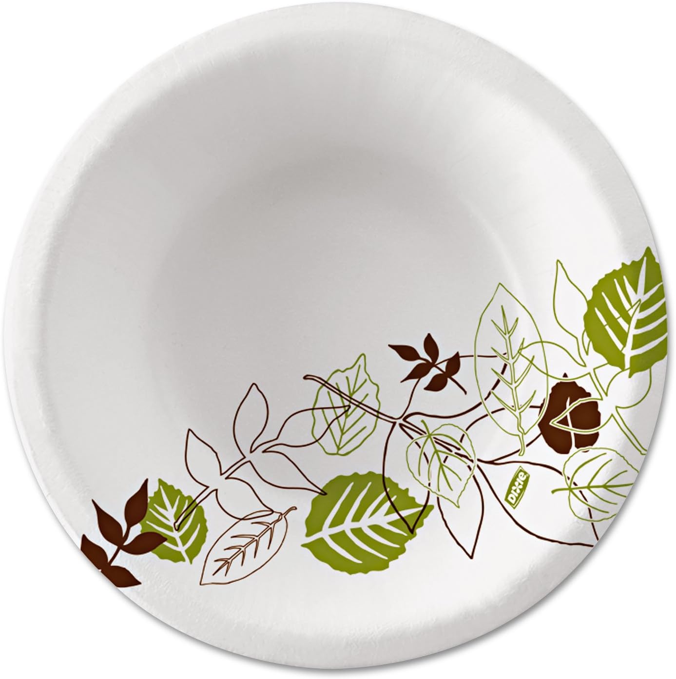 Dixie Basic Paper Bowls, 12 Oz, Pathways, Pack of 125 Bowls