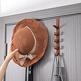 Ganchos acima da porta para pendurar, organizador de cabide resistente para roupas, mochila, chapéu, bolsa, gancho de porta para banheiro, casa, escritório, itens essenciais de dormitório, café