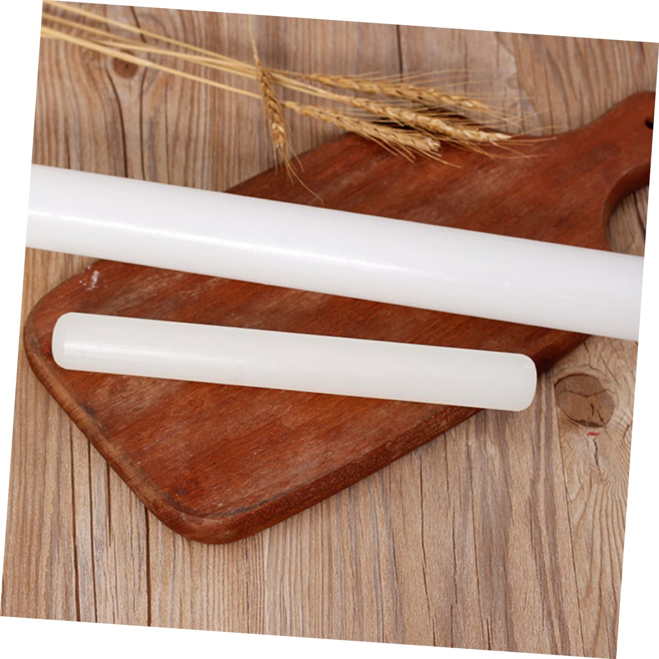 Rodillo de Plástico para Masa Antiadherente Blanco para Repostería