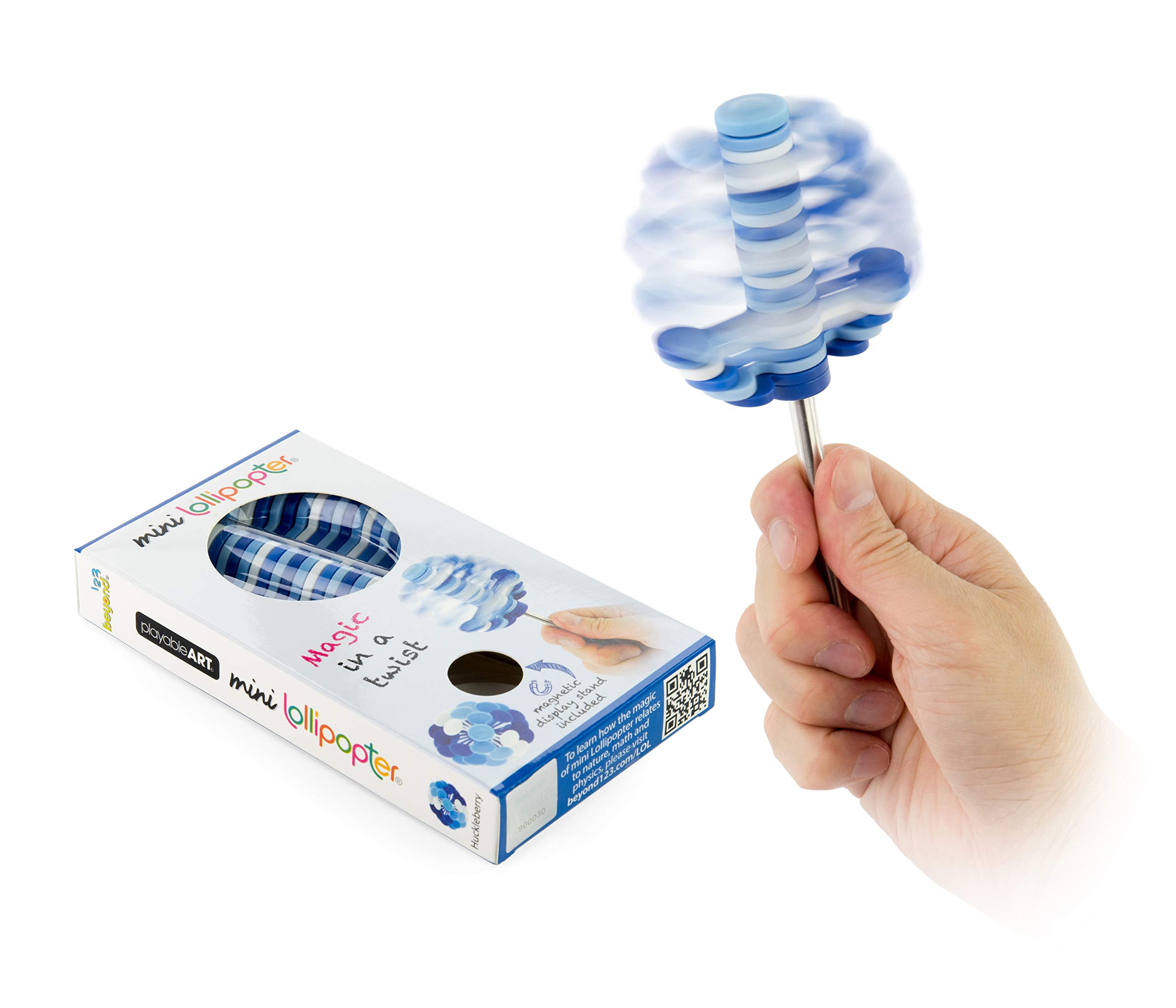 playableART Playable Art Mini Lollipopter (Huckleberry Magnetic Base), Multicolor