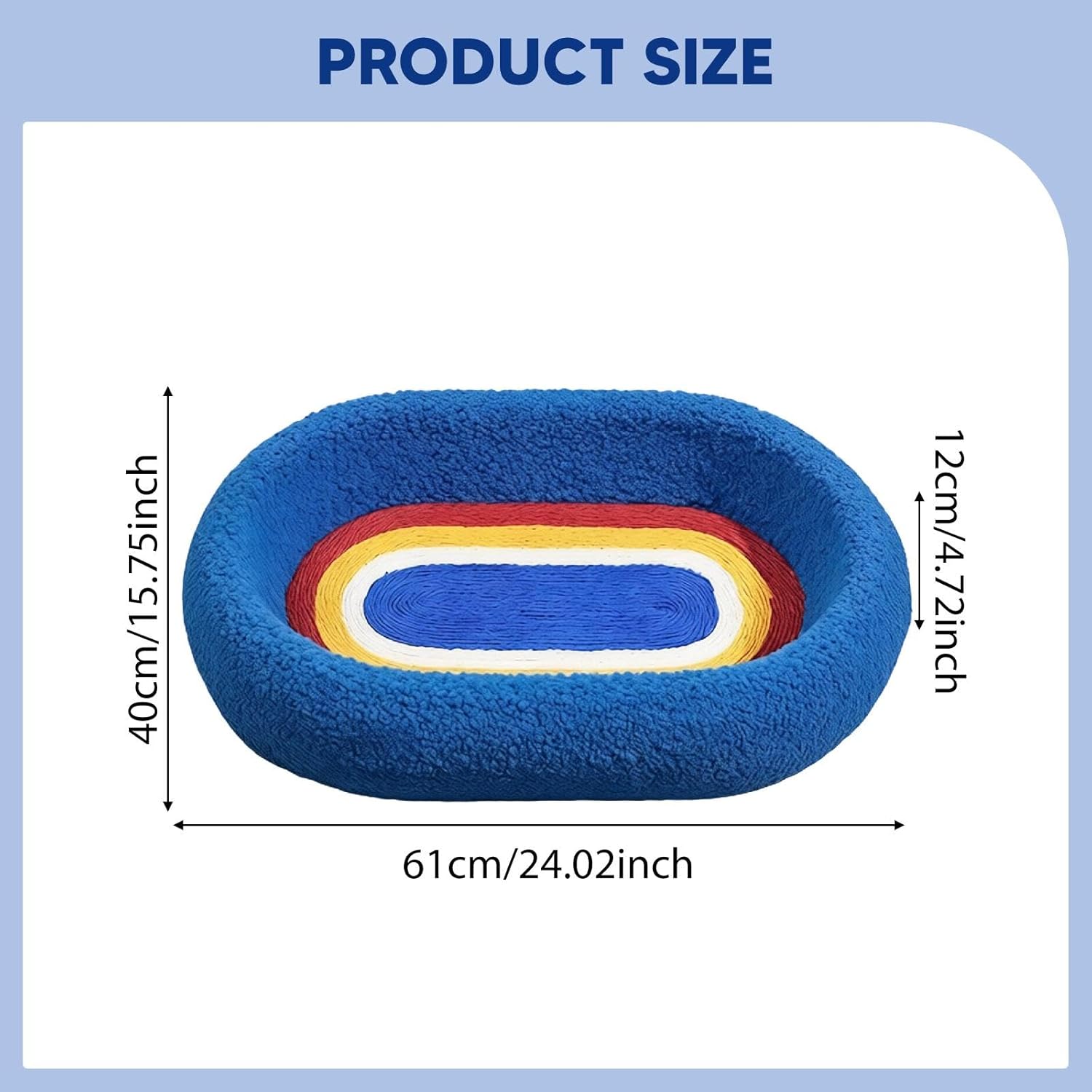 Cat Scratcher Bed Scratching Board Saving Space Multifunctional Lounging Puppy Playing Resting Pet Bed Scratching Mat