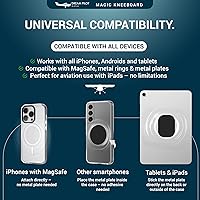 Vista 4 de Dream Pilot Kneeboard para iPad, iPad mini, iPhone, cualquier teléfono inteligente Android, cualquier tableta, solución universal Diseño delgado