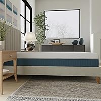 Vista 9 de Greaton Colchón suave de espuma viscoelástica de gel híbrido prémium de 12 pulgadas con base de rejilla de aire, tamaño estándar, transpirable