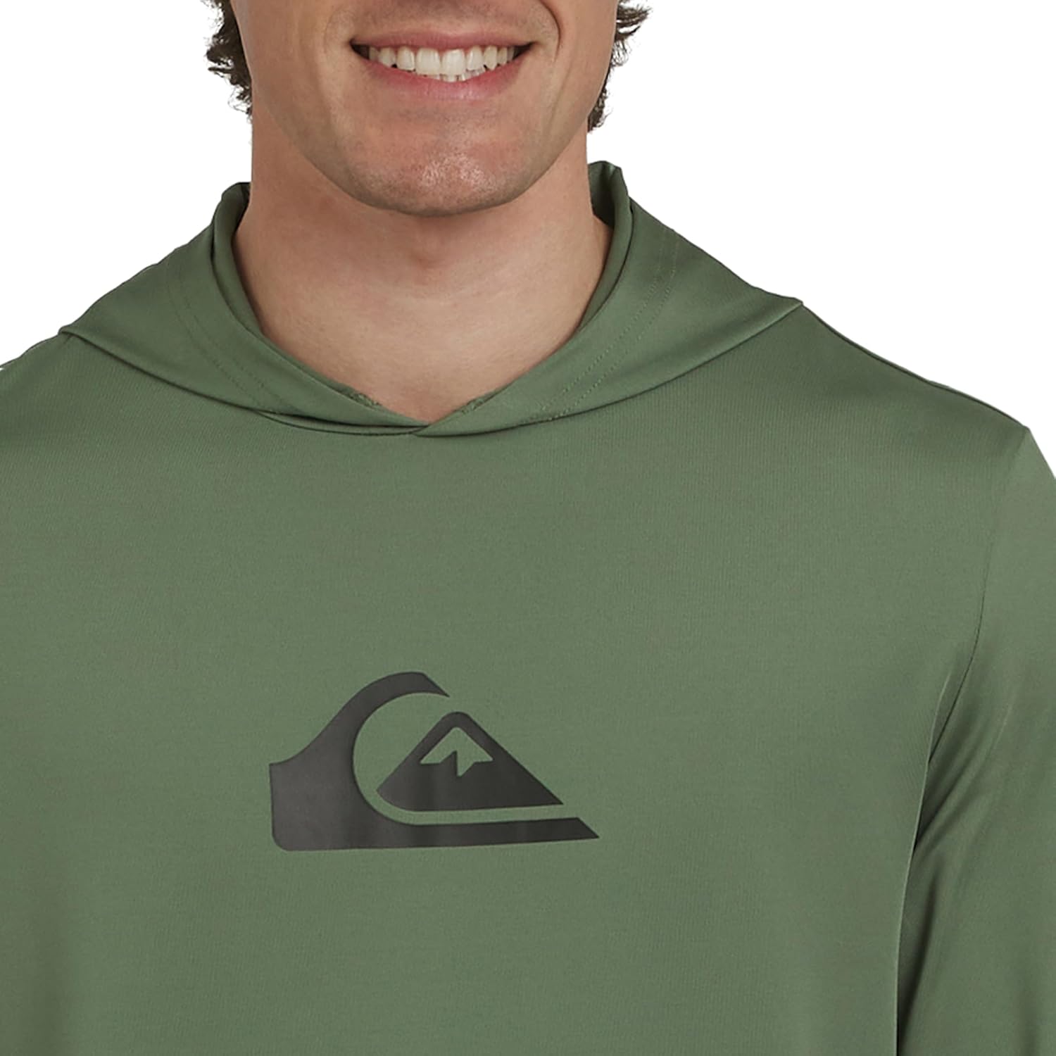 Quiksilver Men's Swimwear Regular Fit UPF 50 Sun Tee Hooded Rash Guard Shirt (S-XXL) - Image 2