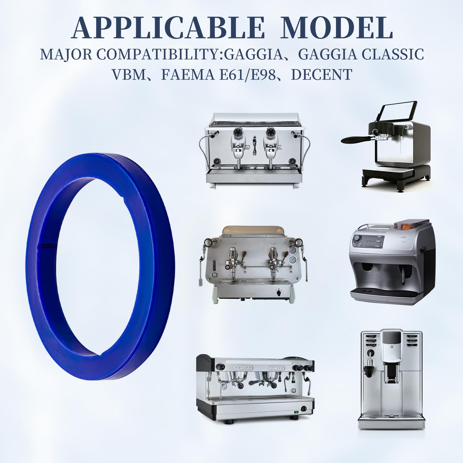 Guarnizione Per Macchina Da Caffè Philips Saeco - Ricambio Originale 64mm Per Portafiltro | Compatibile Con Vari Modelli