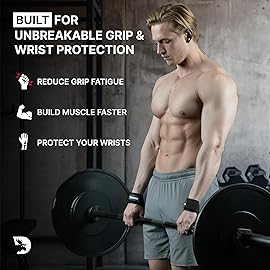 DMoose Fitness Lifting Straps 24 (Pair) - 5mm Padded Wrist Straps for Weightlifting & Powerlifting - Cotton Lifting Strap with Silicone Grip for Men - Deadlift Strap for Gym (Lilac Purple Silicone)