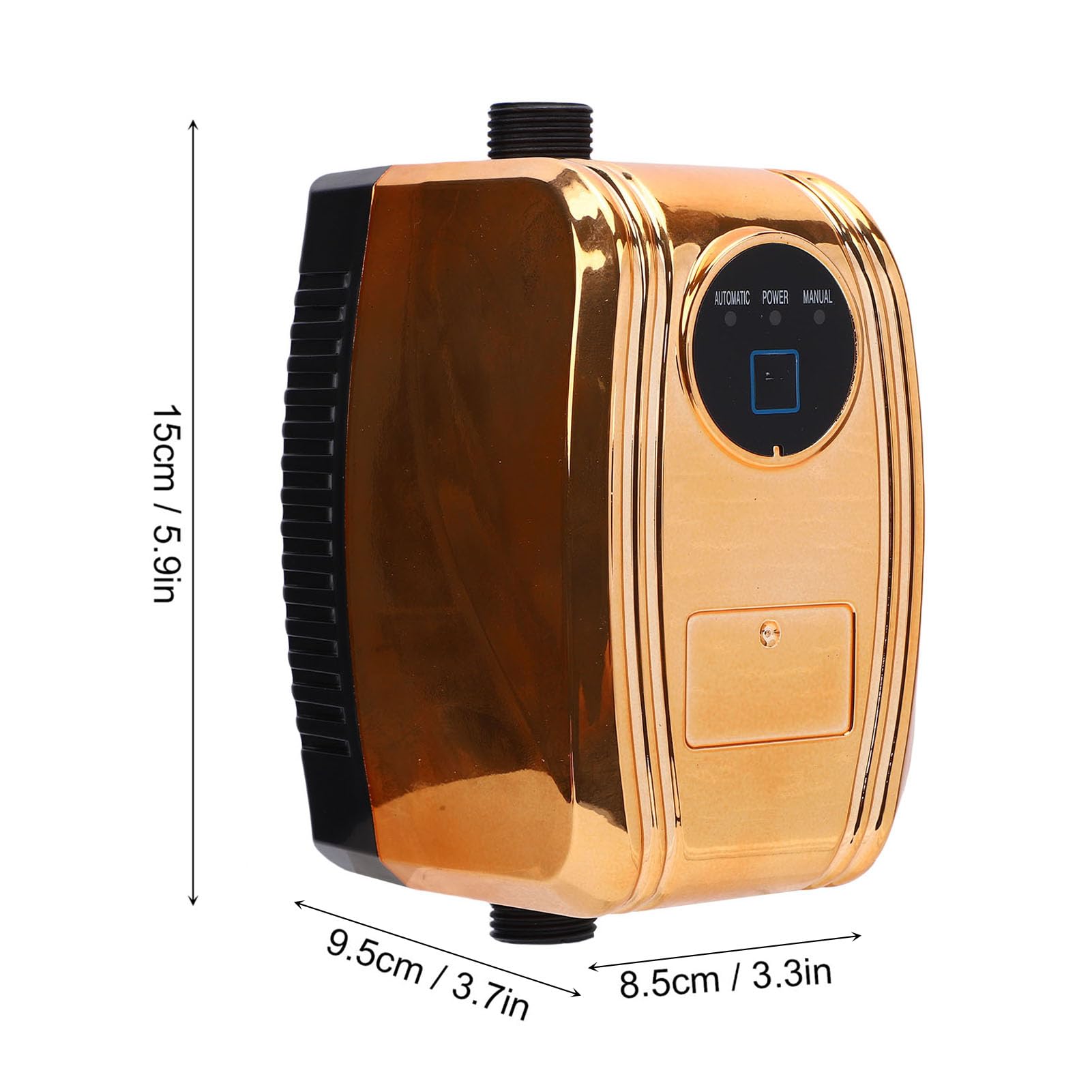 Bomba de Presión de Agua Automática de 80W, Refuerzo Silencioso de Alta Elevación para Ducha con Calentador de Agua Solar Doméstico (Enchufe europeo 100-240 V)