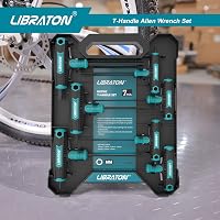 LIBRATON T-fogantyú csavarhúzó készlet, 7 részes metrikus imbuszkulcs szett 2,5-10 mm 8