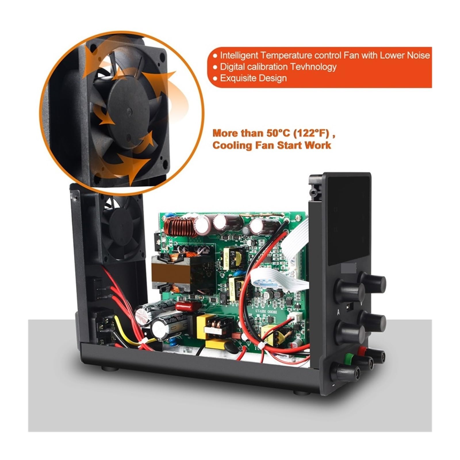 zasilacz do komputera stacjonarnego Regulowany zasilacz laboratoryjny DC zmienny 120V 60V 30V regulowane źródło Moduł USB do zasilacza laboratoryjnego(30V 10A black)