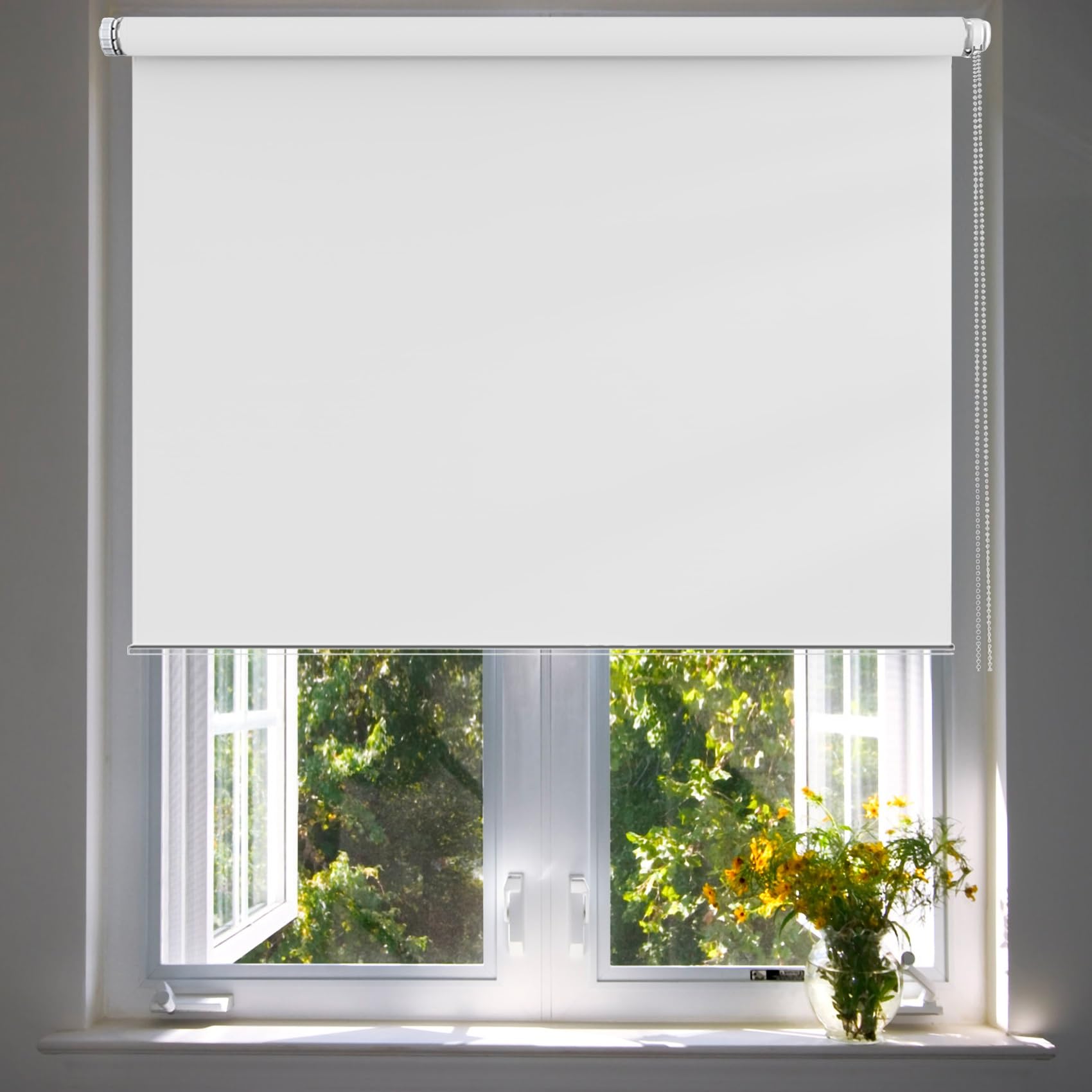 100% Blackout Blind 120 x 80 cm, Waterproof UV and privacy Protection Portable 100% Blackout Blinds