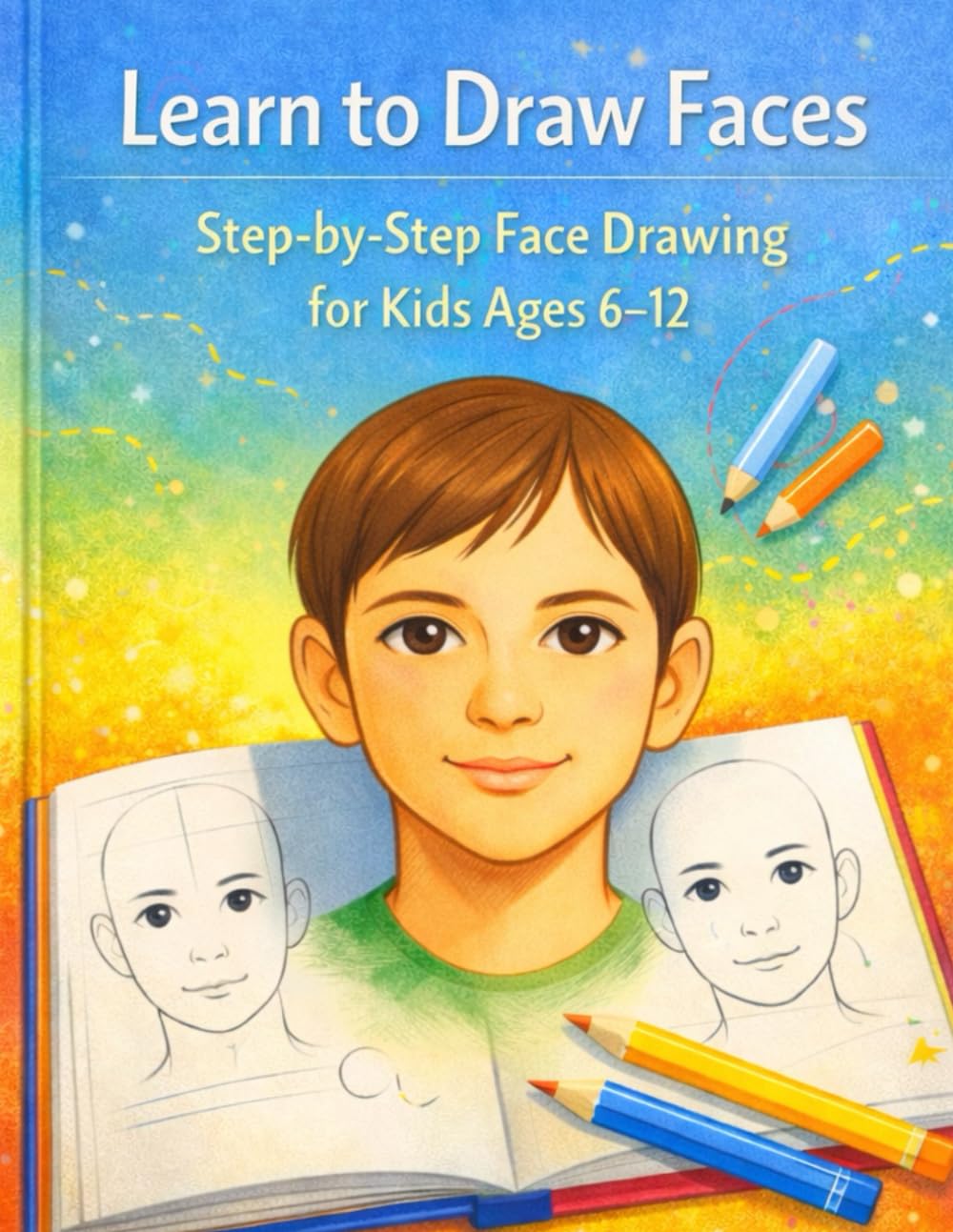 Learn to draw faces: Step-by-Step Face Drawing for Kids Ages 6–12