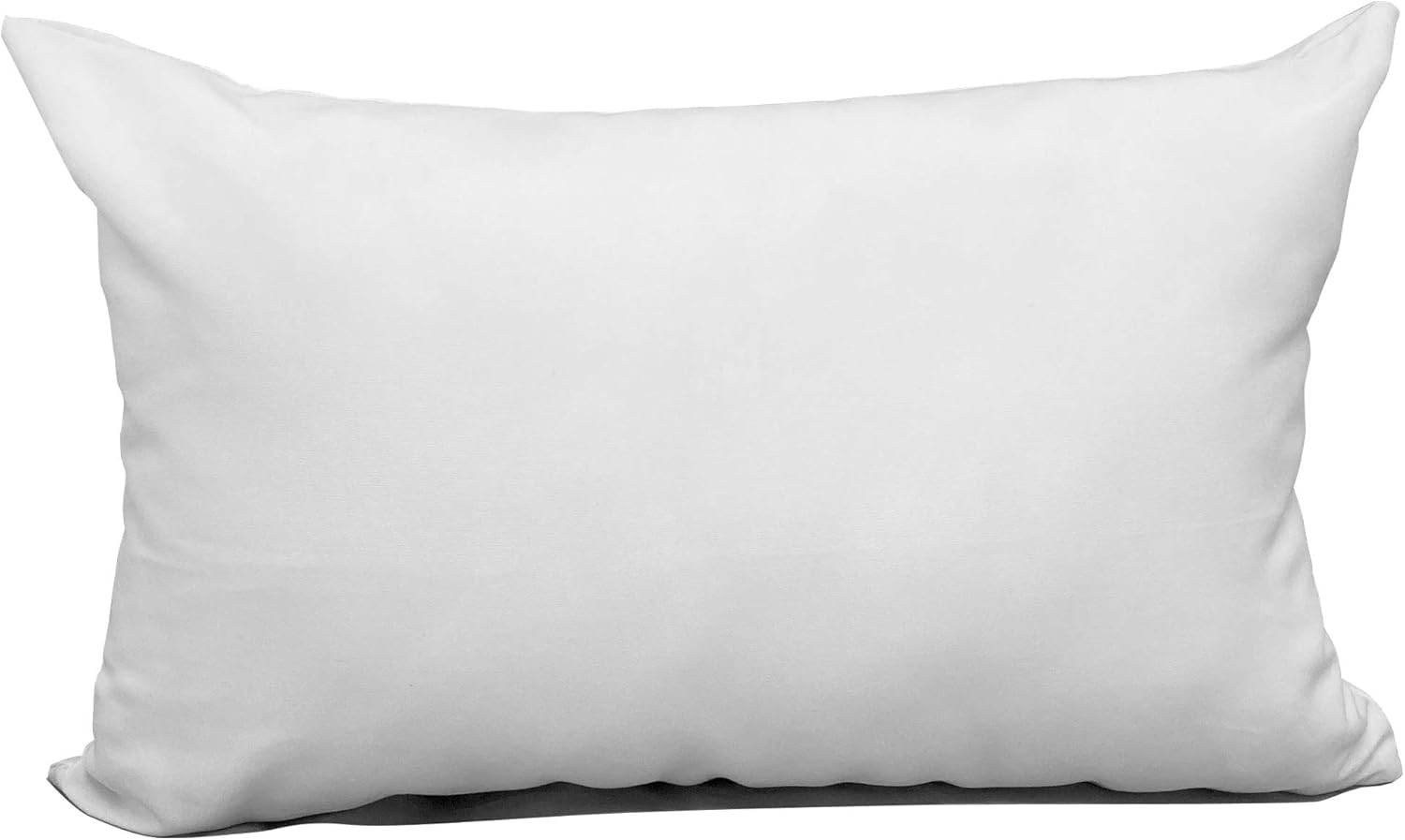 Blank White Sublimation Polyester Pillow Cover - 12” x 18” / 30 cm x 45 cm with Hidden Zipper (10 Pack) Décor Heat Press Printing Throw Pillow Cover