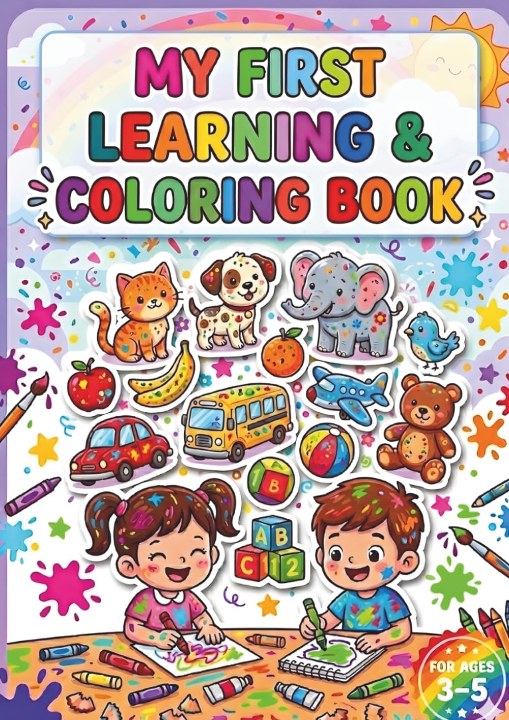 My First Learning & Coloring Book