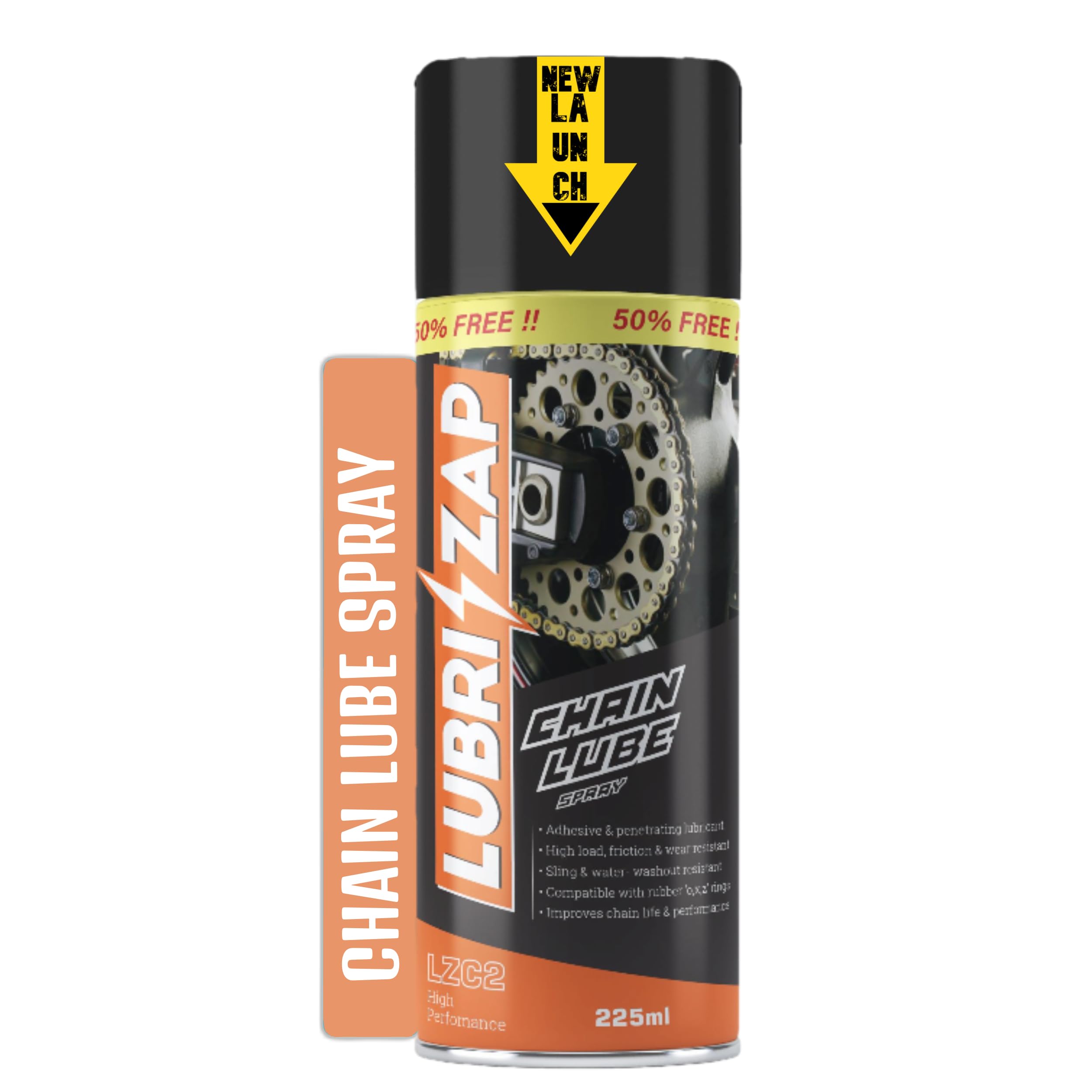 Shadow Securitronics Lubrizap Premium Motor Bike Chain Clean Spray (225 ml) (B08WCG2RRY) Amazon Price History, Amazon Price Tracker