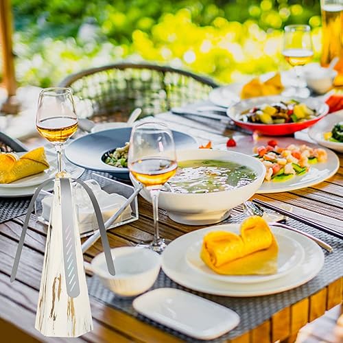 Miniatura 6 de LAIAMER Ventilador portátil de comida de mesa, 2 unidades, giratorio para barbacoa, picnic, fiestas en la piscina, cena al aire libre para fanáticos