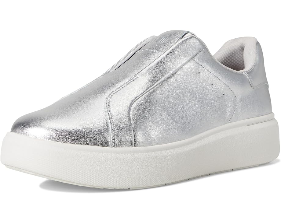 FitFlop Rtg Leather Laceless Sneakers - Front View
