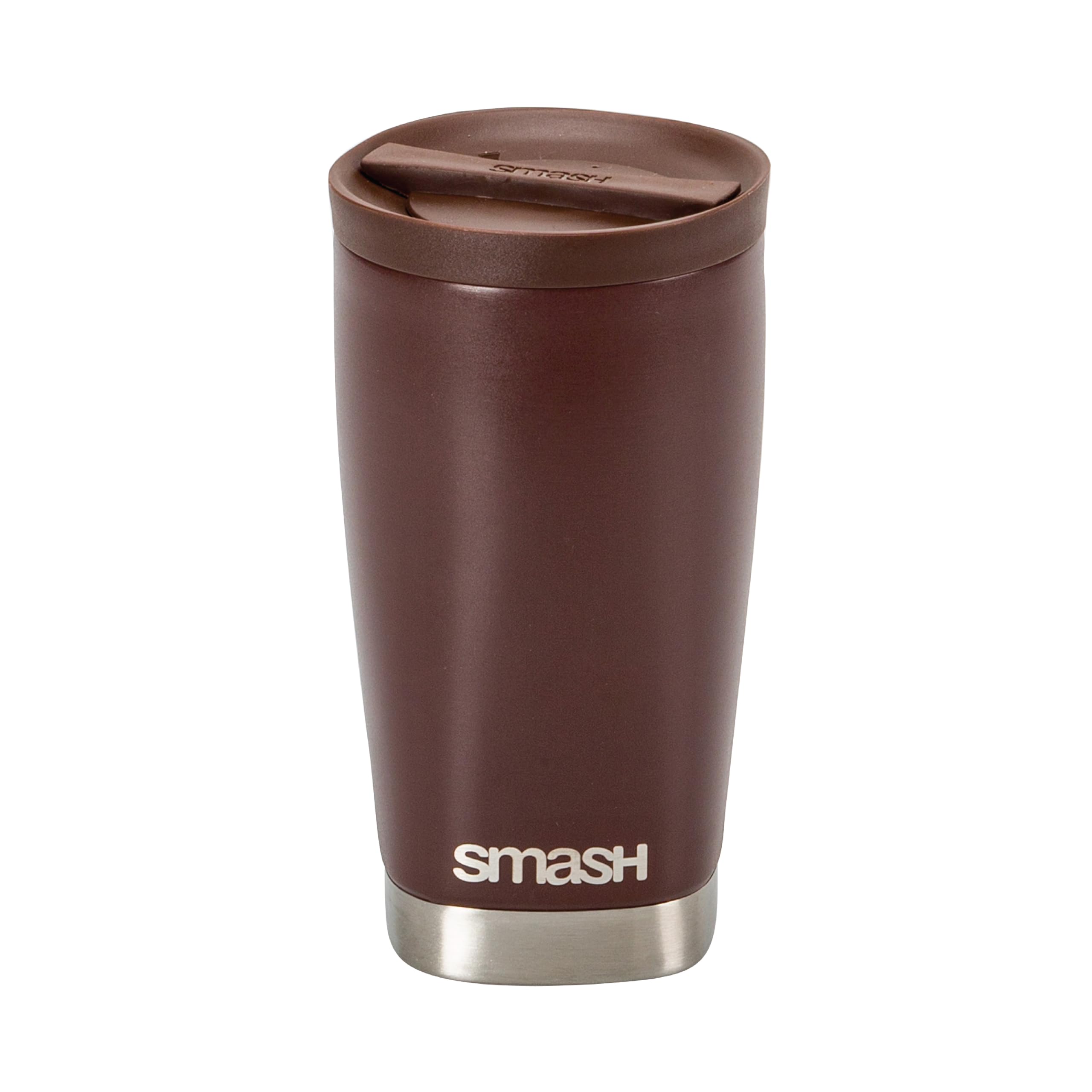 Smash Stainless Steel Twist & Lock Travel Coffee Mug 355ml/ 12 fl oz Chocolate