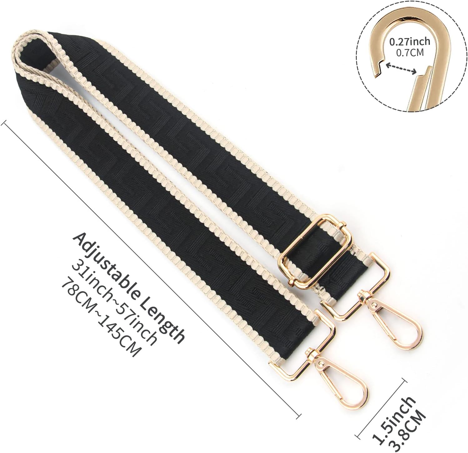 chushui Classic Woven Purse Strap Replacement for Handbags