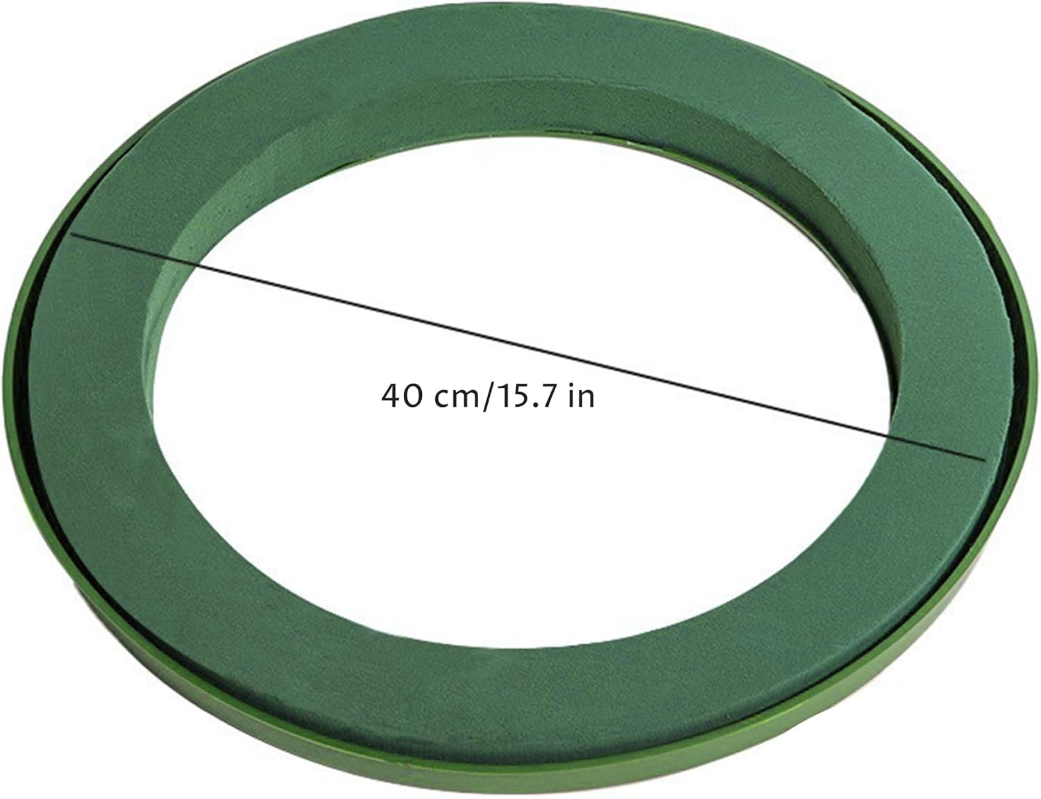 Foam Wreath Floral Foam Ring, Wet Flower Wreath, Round Floral for Fresh Flower Arrangements, Large Ring