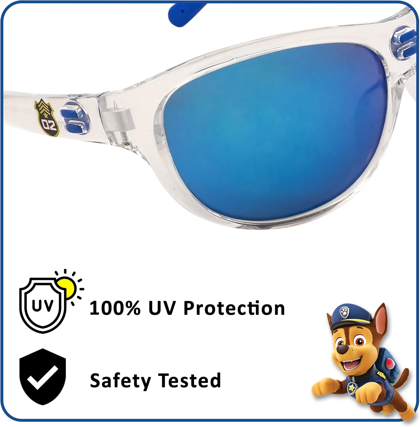 ARKAID PAW Patrol Boys Sunglasses | Chase, Marshall and Rubble | Safe UV400 | One Size Fits Most Kids