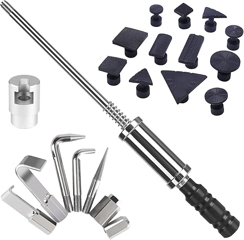 Miniatura 9 de Herramientas de reparación de carrocerías, kit de eliminación de abolladuras de automóvil sin pintura para automóvil, kit de eliminación de