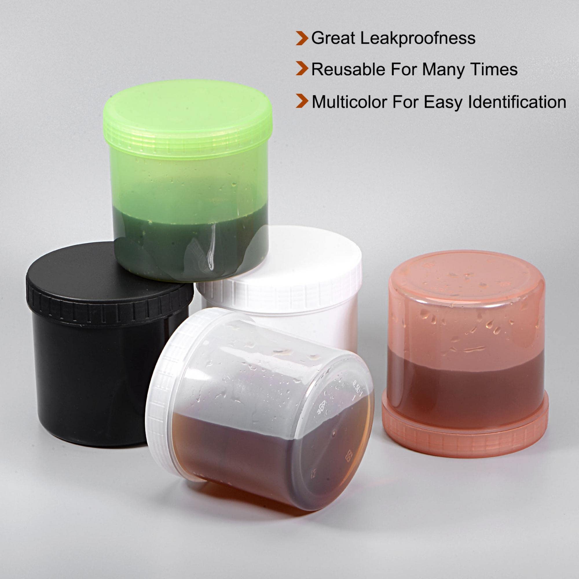 Amazon | uxcell プラスチックペイントペール 塗料缶 ペイント缶