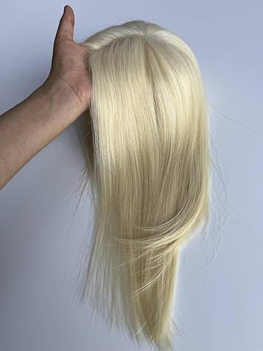 Miniatura 7 de 5.5 x 5.5 pulgadas 613 # - Toppers para el cabello con base transpirable para mujeres adelgazamiento del cabello o pérdida de cabello