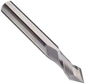 AMG-DP Carbide Drill Mill, Uncoated Bright Finish, 30 Deg Point Angle, 2 Flutes, 2.5" Overall Length, 0.3125" Cutting Diameter, 0.3125" Shank Diameter
