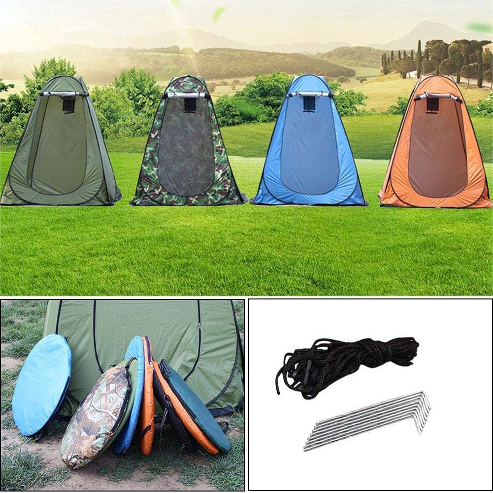 Toilettenzelt Pop Up Campingzelte Pop-Up-Pod-Sichtschutzzelt Umkleideraum Tragbares Außenduschzelt Camp-Toilette Regenschutz Strandzelt Einfaches Aufstellen Von Pop-Up-Zelten