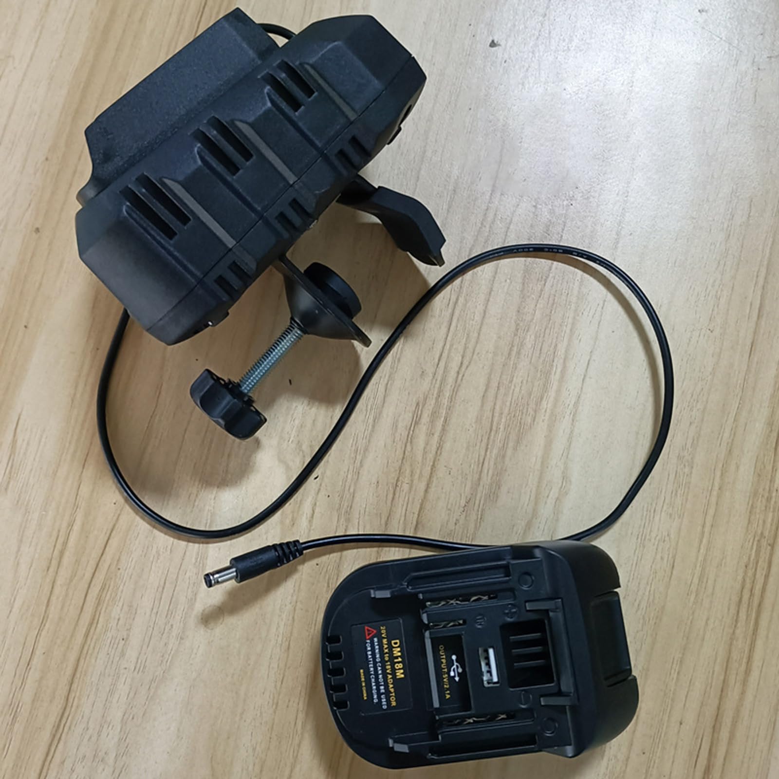 Adaptador convertidor de batería de varias marcas para equipos de energía, convertidor de construcción, enlace de batería negro