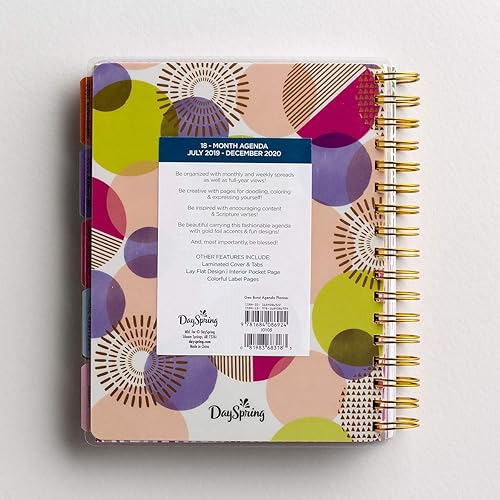 Miniatura 8 de Dayspring Agenda Geo Burst 2020 de 18 meses, J0105