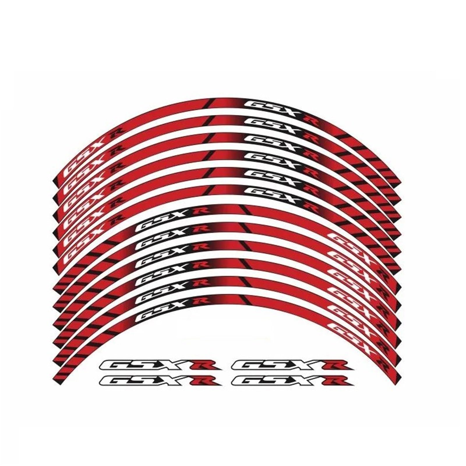 Wheel Stickers Motorcycle Wheel Sticker for Suzuki GSXR600 GSXR750 GSXR1000 GSXR 600 750 1000 Decals Reflective Rim Hub Decorative Stickers Rim Reflective Decal