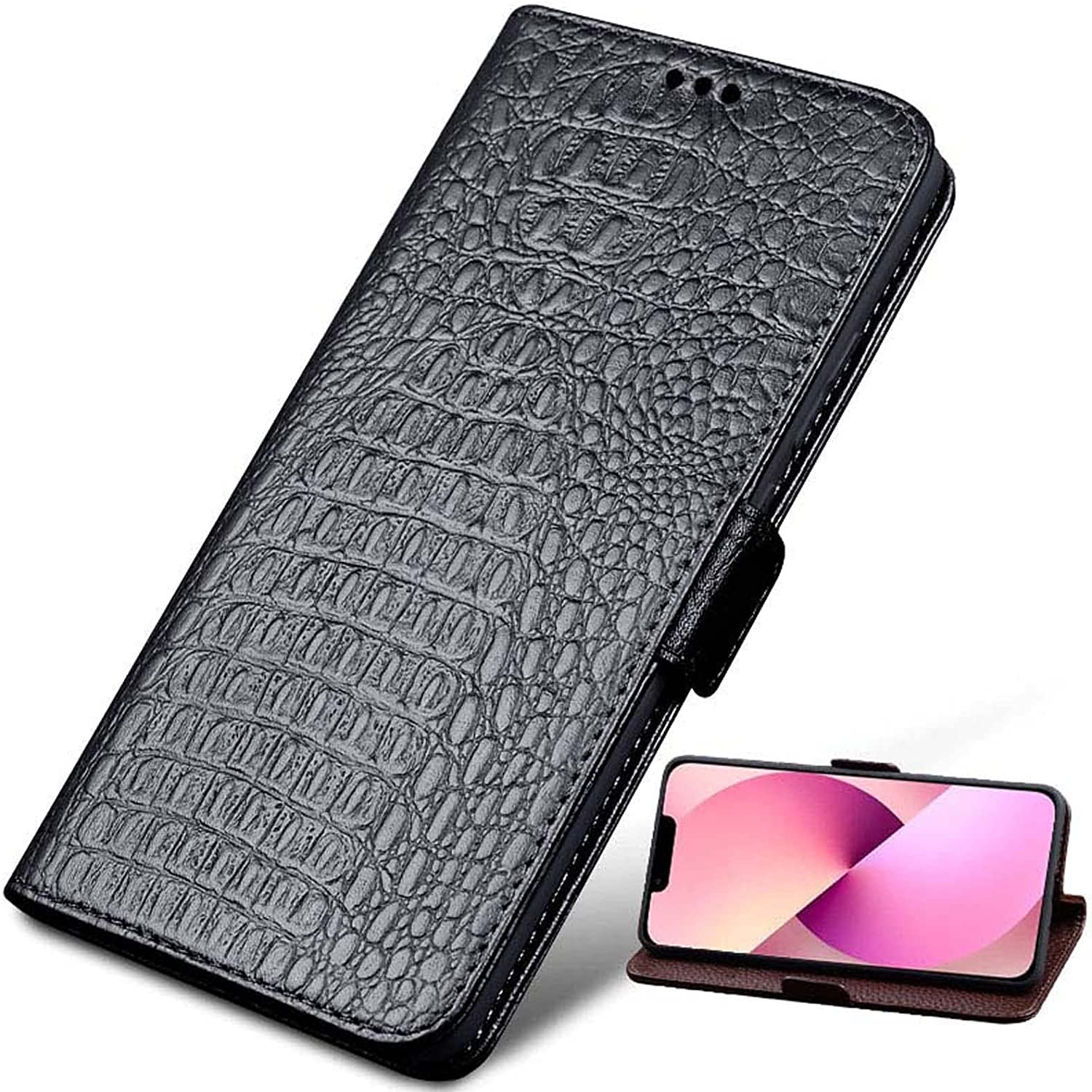 Étui à rabat iPhone 13 Pro : oubliez les rayures grâce au cuir crocodile - 8