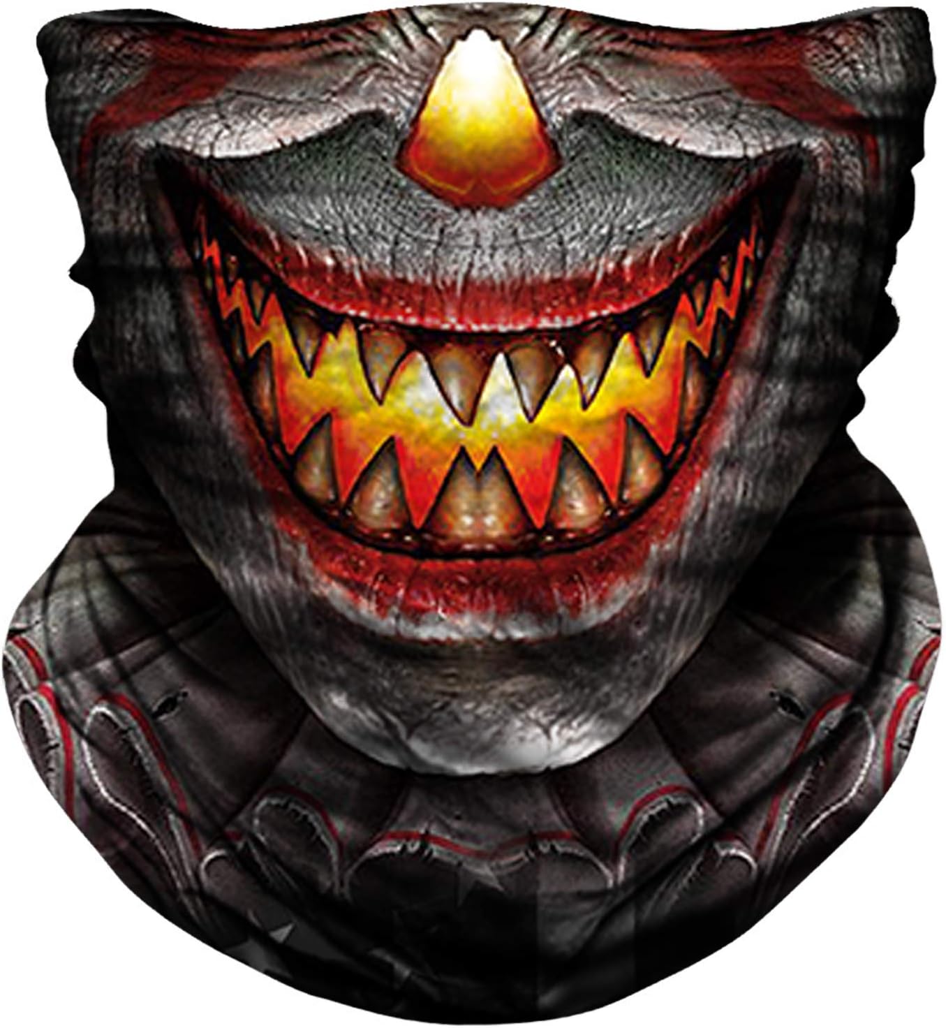 NTBOKW Neck Gaiter Face Mask for Men Women Tube Scarf Mask for Sun Wind Dust Protection Rave Motorcycle Riding Biker Fishing Hunting Festival Outdoor Summer Seamless Bandana Thin 3D Skull Flag Camo