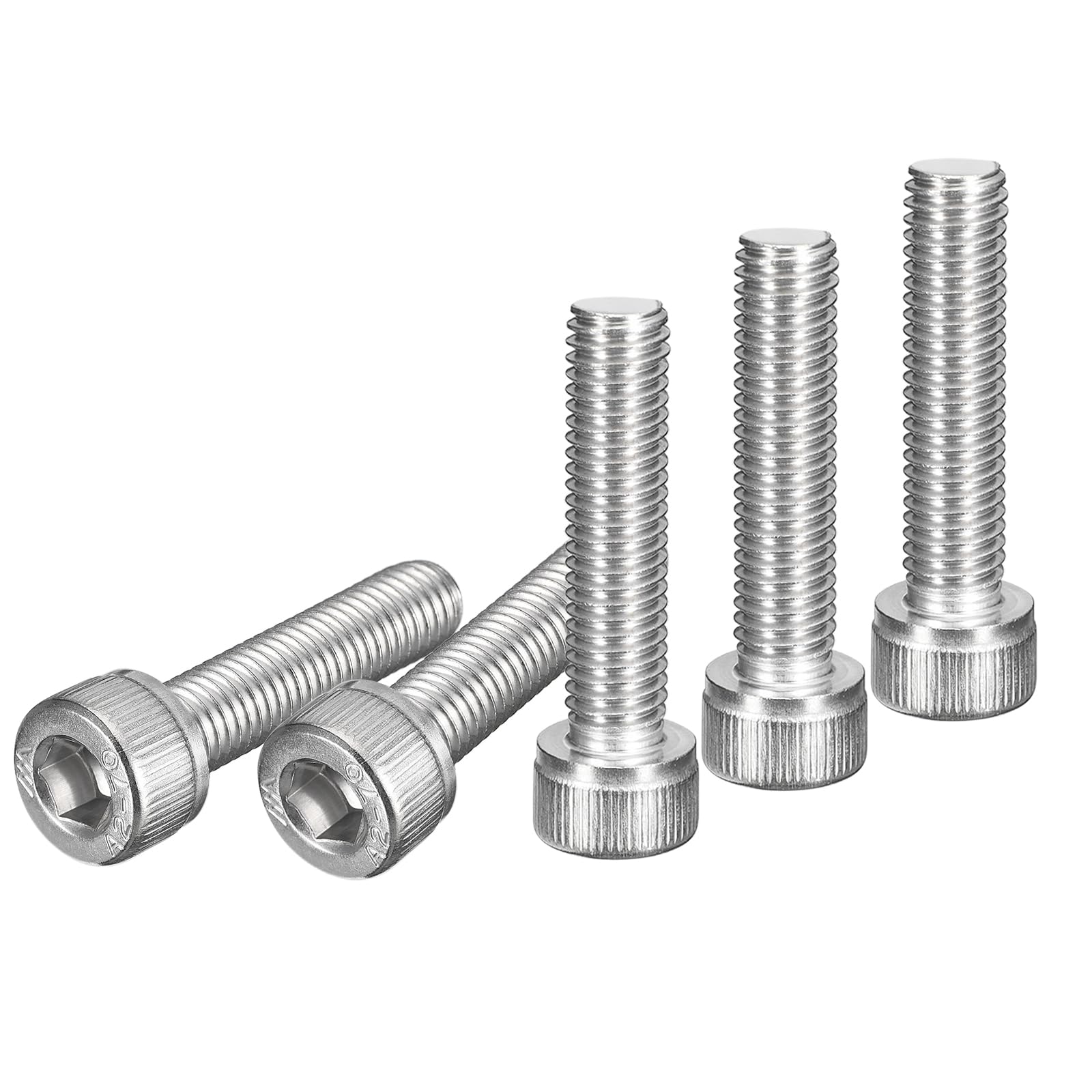 DTGN M8x35mm Socket Head Cap Screws Bolts, 20Pcs 304 Stainless Steel 18-8, Metric Machine Hex Socket Screw, Hex Drive