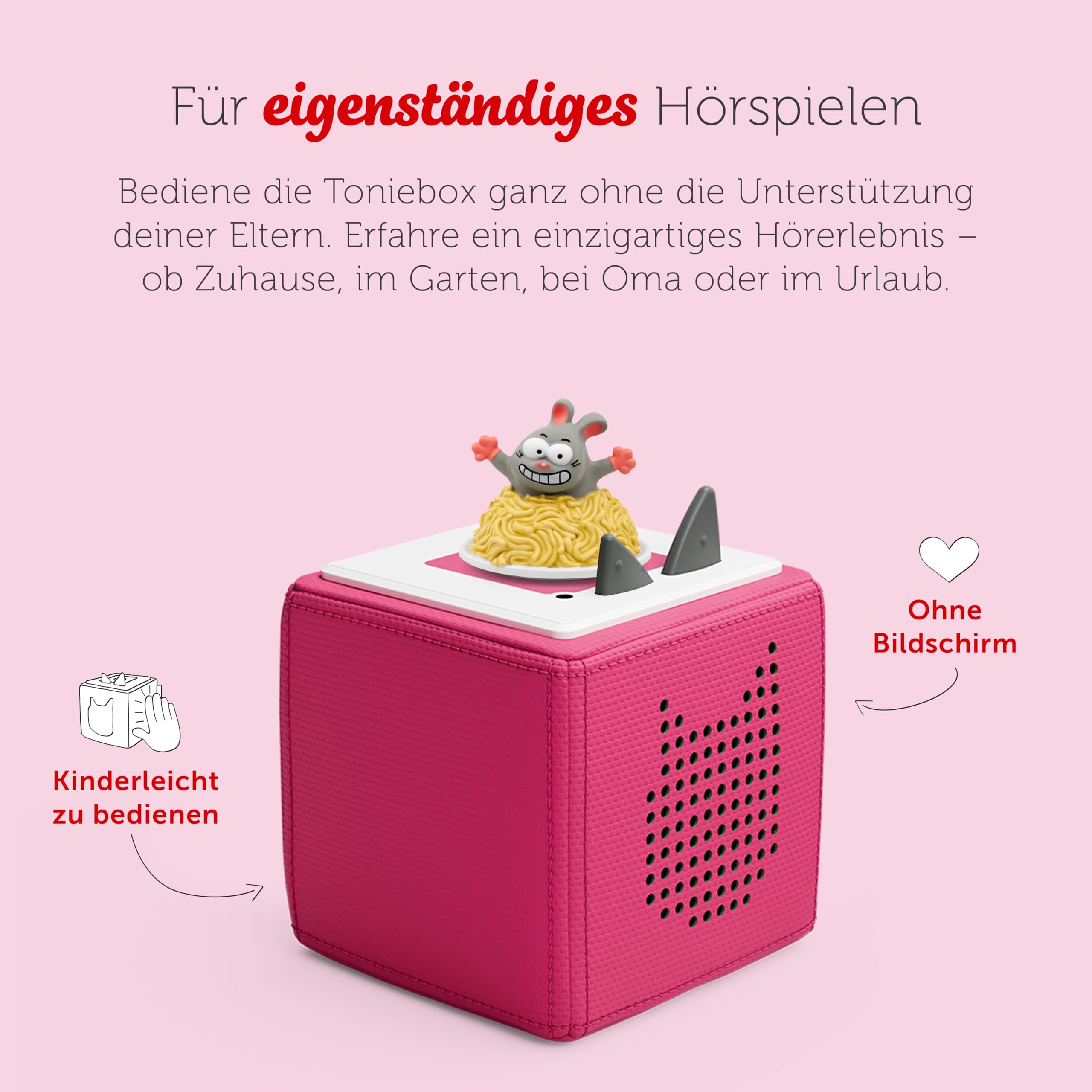 tonies Hurra - Figura de música para niños de 3 años a Partir de 3 años, Tiempo de reproducción de 55 Minutos