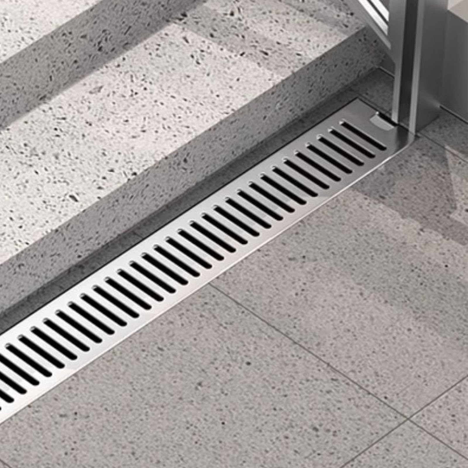 Grille de drainage extérieure pour sécuriser les zones de stockage et parkings