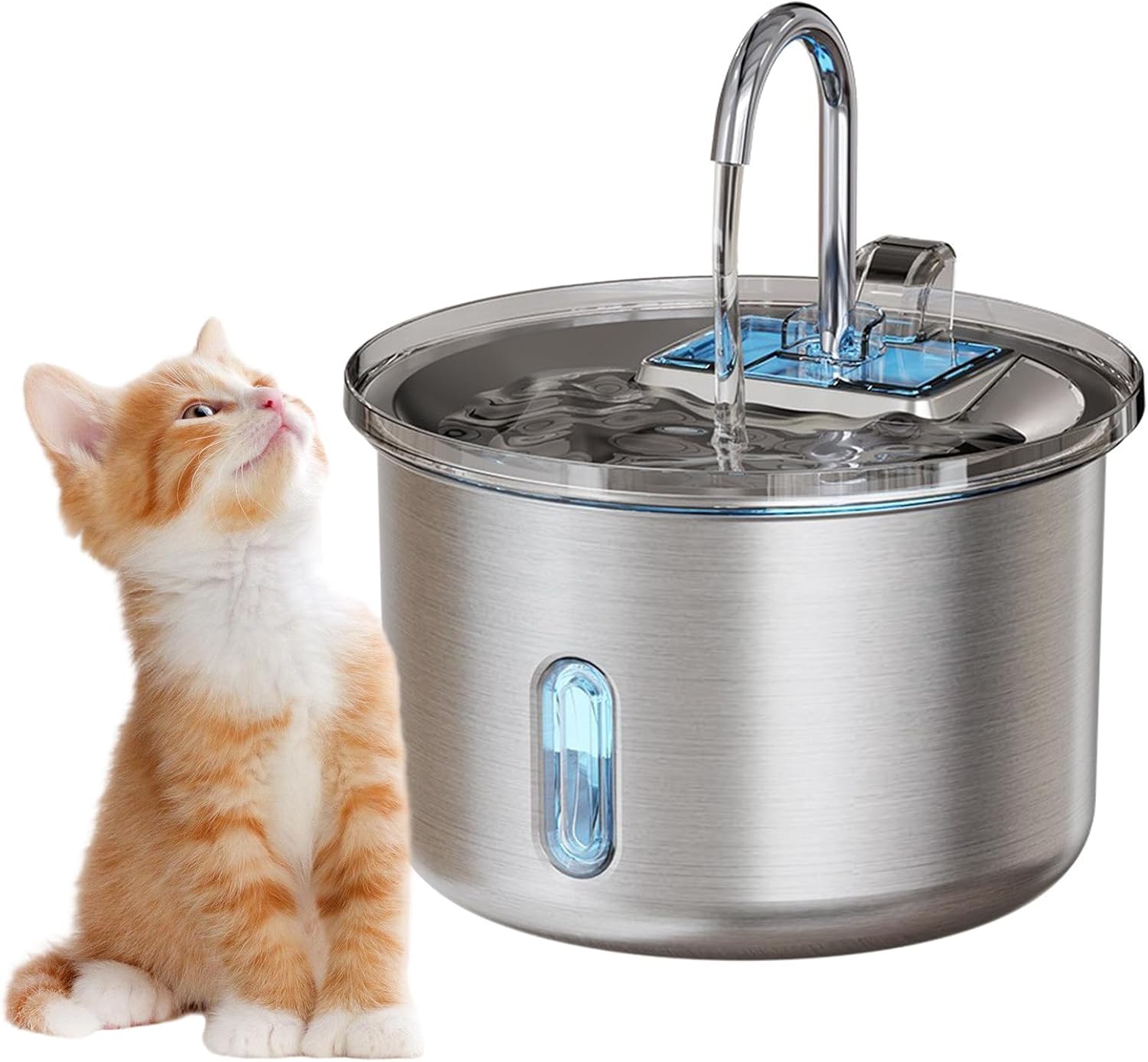 Low Noise Pet Water Dispenser for Cats and Dogs Automatic Fountain with Big Capacity Drinking Fountain for Multiple