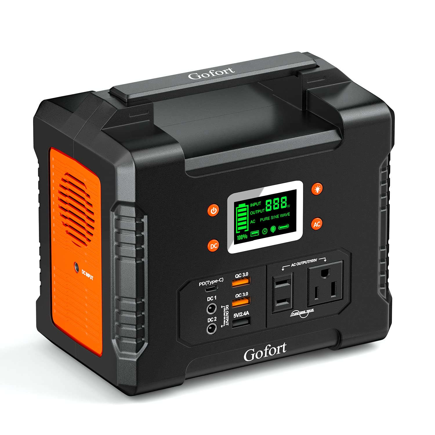 Amazon.co.jp: Gofort ポータブル電源 330W 大容量 81000mAh 家庭用 