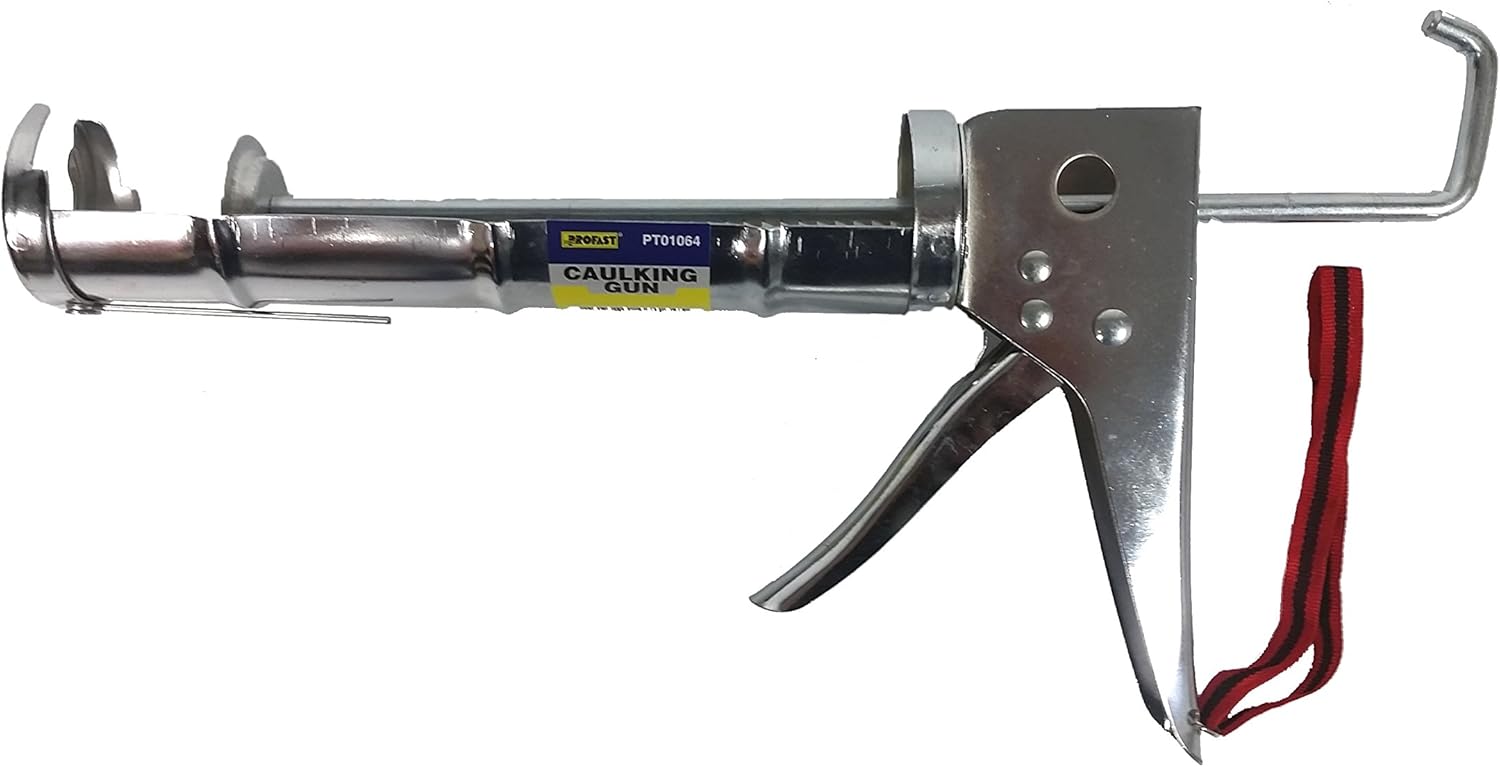 PF® Heavy Duty Ratchet Caulking Gun Silver PT01064