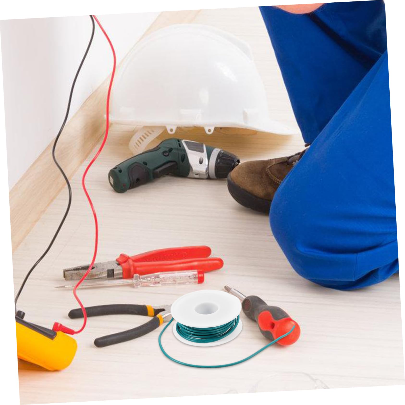 SOLUSTRE 20rollos Cuerda Eléctrica Flexible De Estañado Awg Para Accesorios Eléctricos Casa y Proyectos Electrónicos