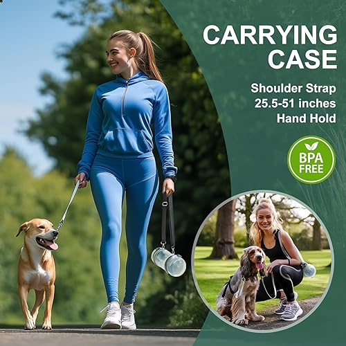 Miniatura 2 de Gardner Pet Botella de agua portátil para perros y contenedor de alimentos (49.6 onzas)  Botella de agua de viaje a prueba de fugas para perros